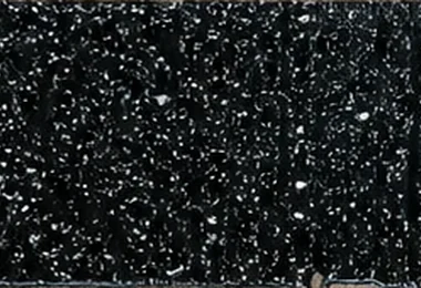 Black laser-pigmented texture sample
