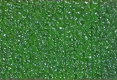 Green laser-pigmented texture sample